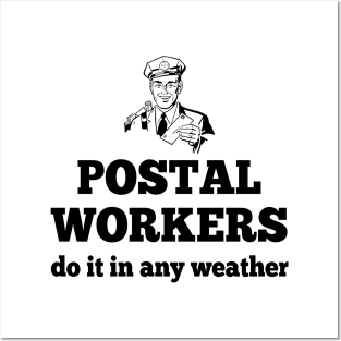 Postal Worker Posters and Art